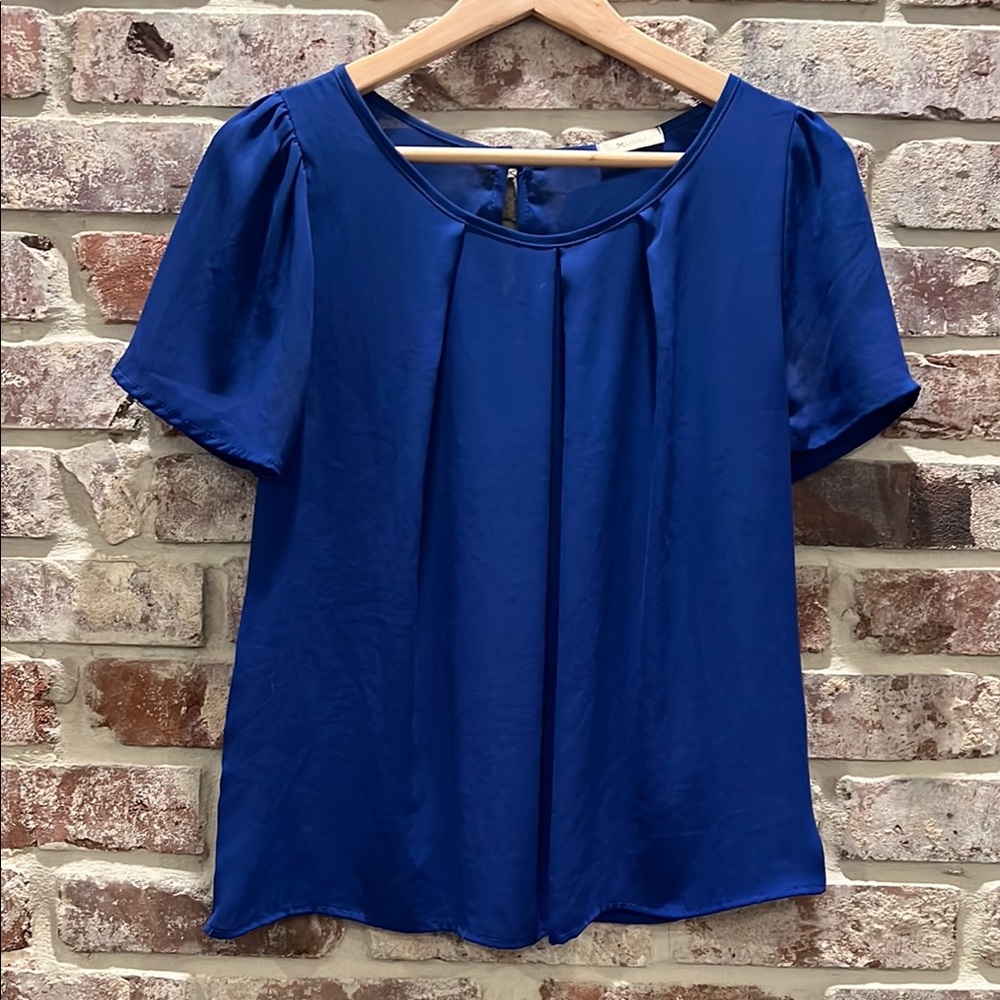 Elegant Blue Women's Top